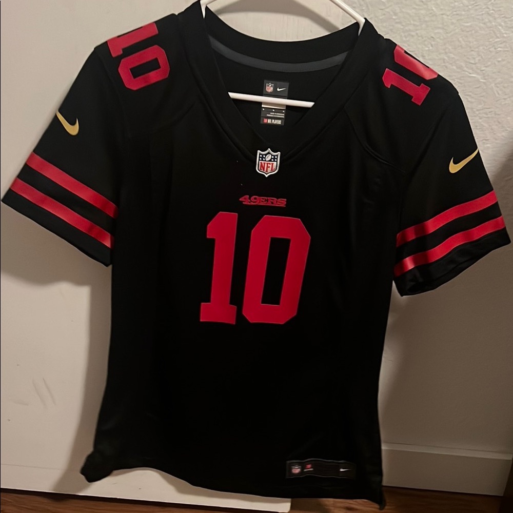 Black and Red 49ers Women's Jersey